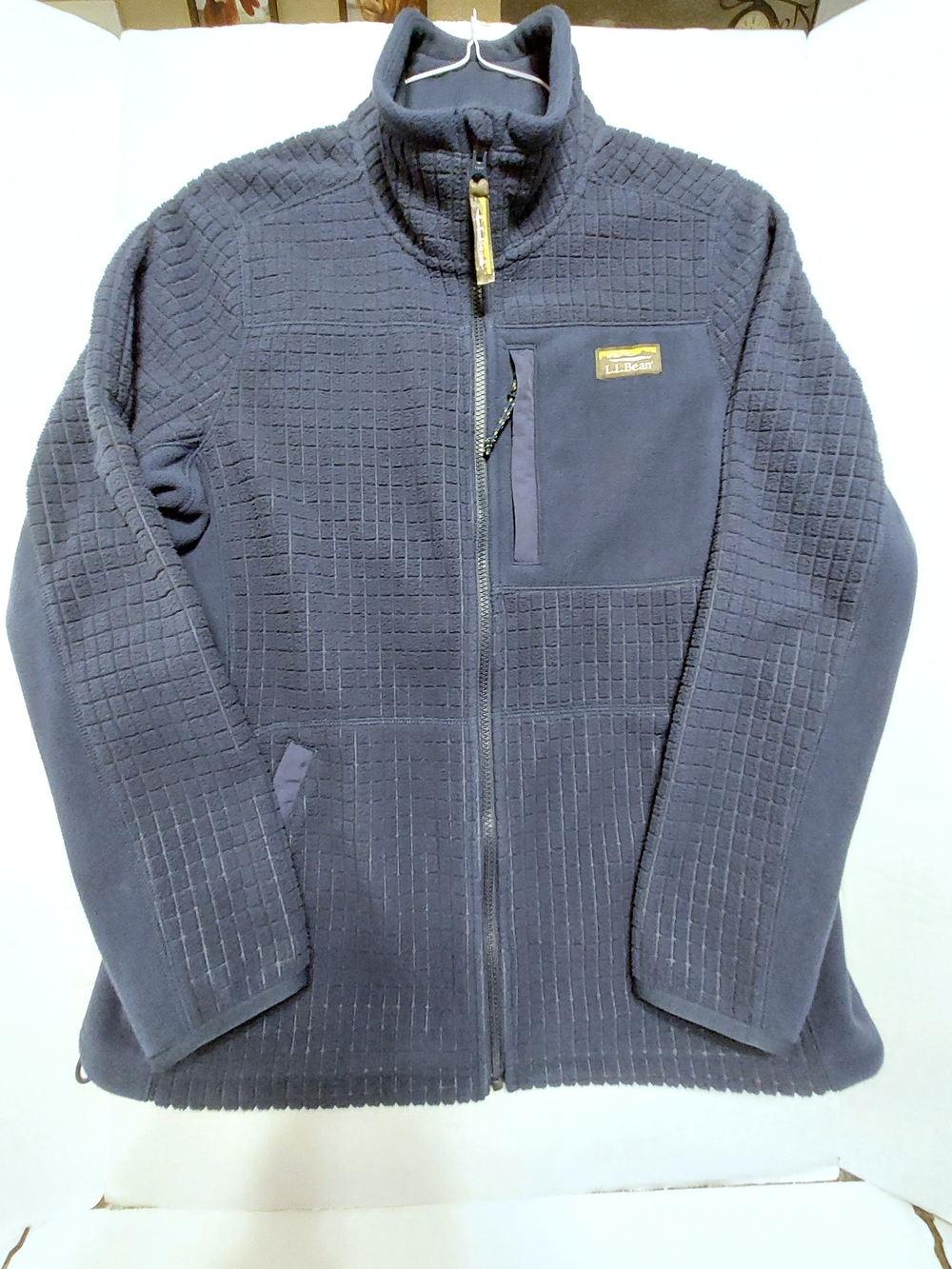 L.L. Bean Womens /Navy Quilted Full-Zip Utility Jacket